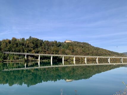 Photo de Manuela Lorenz le long du parcours