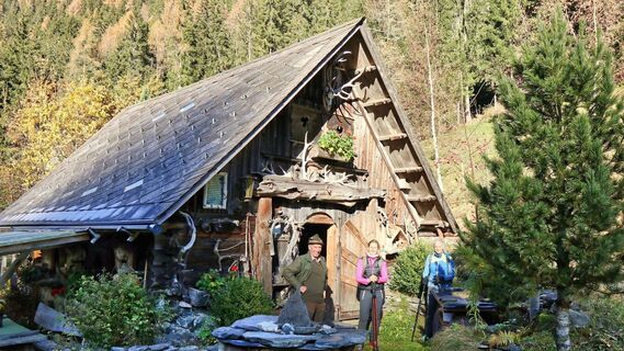 Hütte am Weg