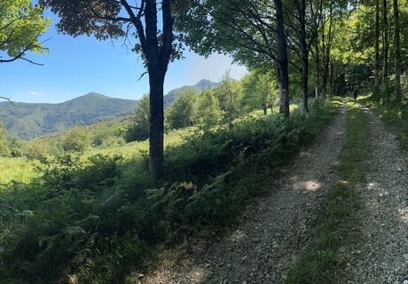 Foto de Antonio Spadolini a lo largo del recorrido