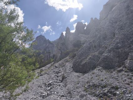 Photo de Siegfried Scholz le long du parcours