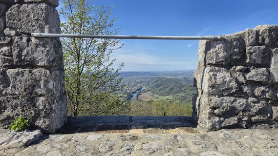 Foto de Fabrizio Plesnizer a lo largo del recorrido