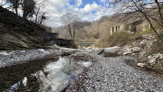 Zdjęcie z Marco Musio wzdłuż trasy