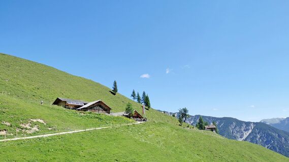 die Gütenbergalm liegt auf 1.545 Meter