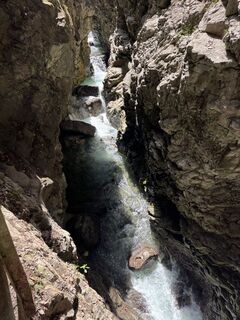 Photo de Lara Gerstberger le long du parcours
