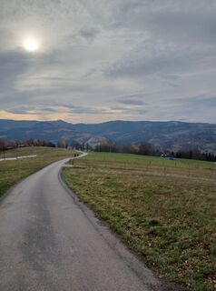 Photo de Daniel Kremiec le long du parcours