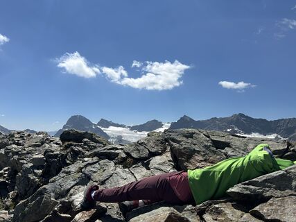 Photo de Josef Wohlgenannt le long du parcours
