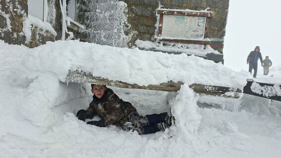 Fotografia z Sase Dinev na trase