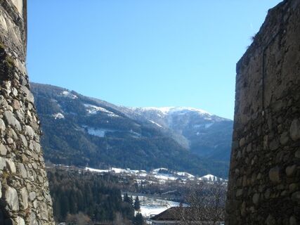 Blick von der Alten Burg Richtung Tschiernock