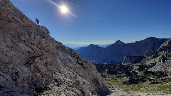 Fotografia z Aga M na trase