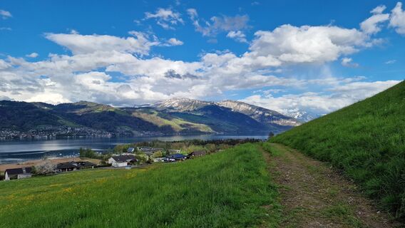 Foto von Matteo Allegri entlang der Tour