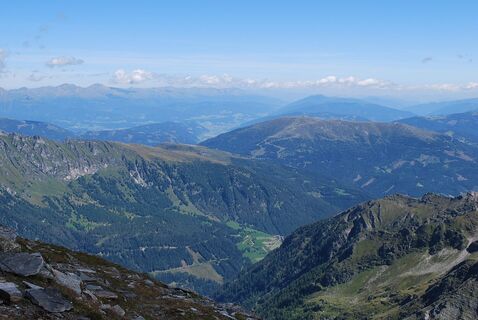 Blick vom Reitereck bis zum Katschberg