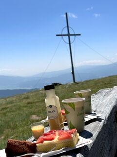 Foto von Herta Hauswirth entlang der Tour