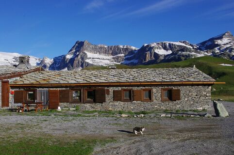 Die Schutzhütte Plan du Lac