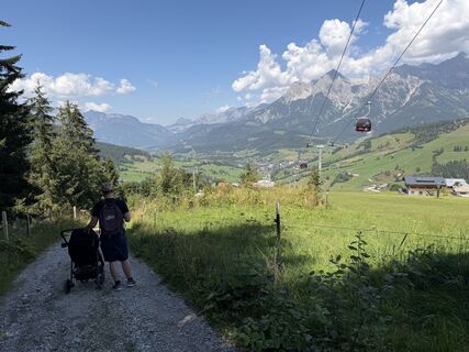 Photo de Lisa Perret le long du parcours