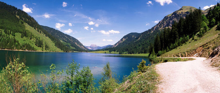 Blick über den Vilsalpsee