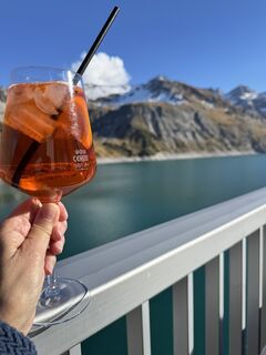 Foto de Silvia Woisetschläger a lo largo del recorrido
