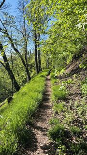 Photo de Eva T. le long du parcours