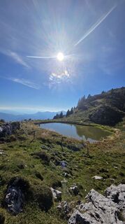 Foto von Klementina Gartner entlang der Tour