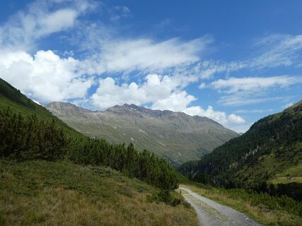 Rückblick nach Norden zum Weißkogel