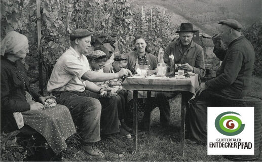 Historisches Bild aus den Glottertäler Weinbergen