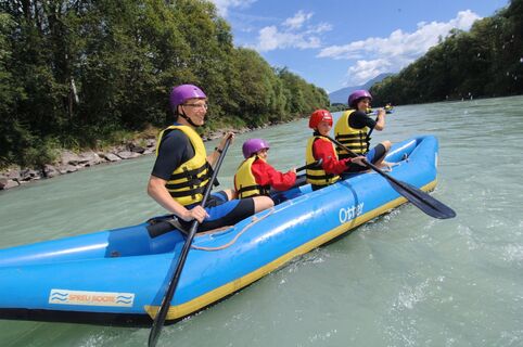 Bootfahren auf der Drau