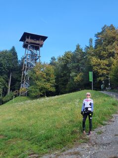 Photo de Berndt le long du parcours