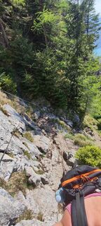 Photo de Andreas Oberholzer le long du parcours