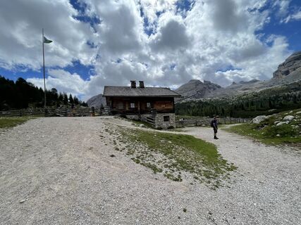 Foto von Roberto Lampugnani entlang der Tour