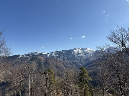 Zdjęcie z Joachim Aigner wzdłuż trasy