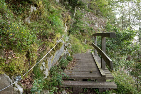Sicherungen am Felsenweg