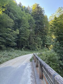 Foto von Heinz Sperl entlang der Tour