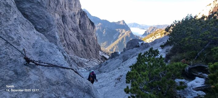 Photo de Mario Libardi le long du parcours
