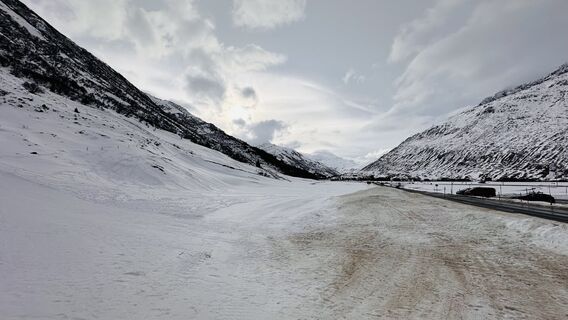 Foto de Ruslan Bariev a lo largo del recorrido