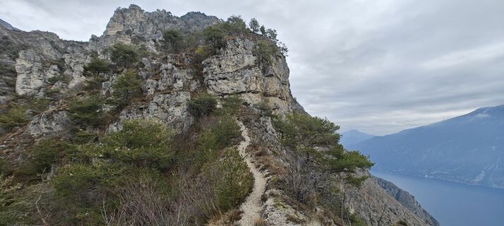 Photo de Daniele Spezia le long du parcours
