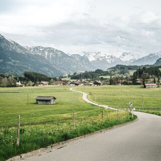 Straße bei Ofterschwang