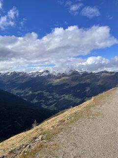 Foto von Silke entlang der Tour