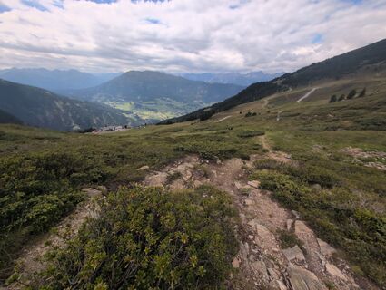 Foto von Benjamin Bergmann entlang der Tour
