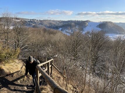 Foto von Sebastian entlang der Tour