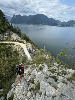 Foto von Jürgen Eggenberger entlang der Tour