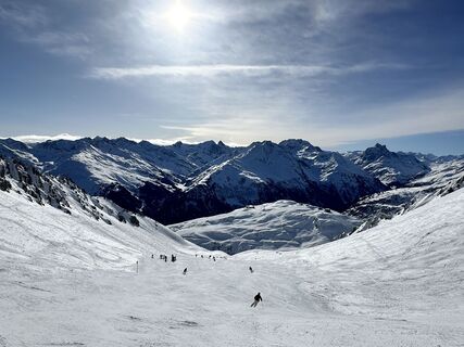Photo de Marc Lange le long du parcours
