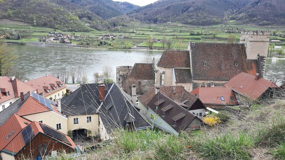 Foto von Barbara Weigl entlang der Tour