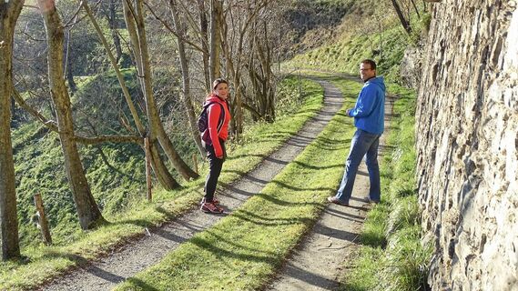 Wir wandern beim Gehöft vlg. Trauner vorbei