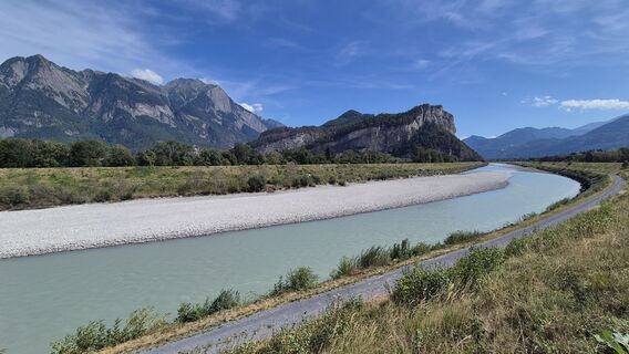 Photo de Burkhard Vetsch le long du parcours