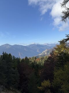 Foto von Cornelia Egger entlang der Tour