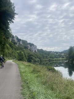 Foto de Thomas Weibel a lo largo del recorrido