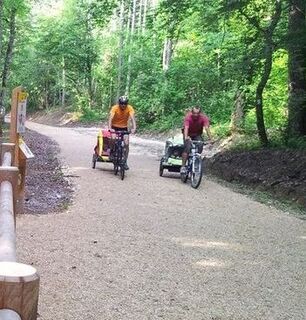 Belley Mountainbike-Strecke Rothonne-Wald