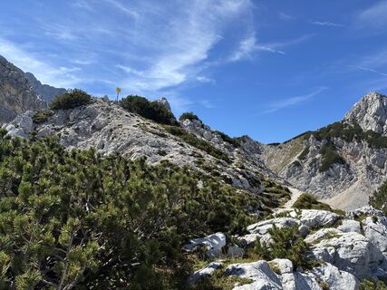 Photo de Wolfgang Jamnig le long du parcours