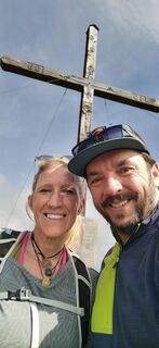 Foto von Klaus Lehner entlang der Tour