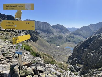 Photo de Gerda Dobler le long du parcours