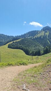 Photo de Sigrid Seiler le long du parcours